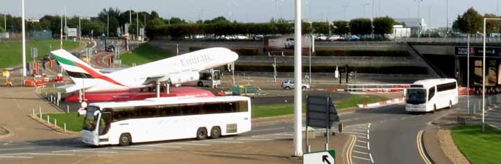 Trathens Volvo B12BT Plaxton Panther & Scania Irizar PB National Express